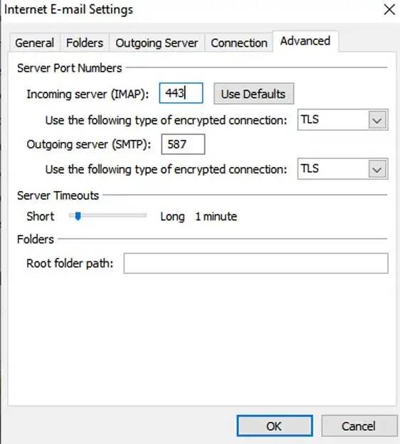 IMAP ports