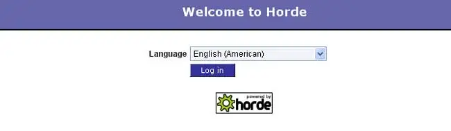 Horde Cpanel email